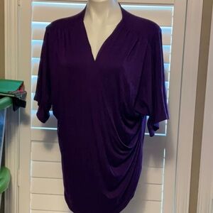 Elegant Women's Deep Purple Blouse